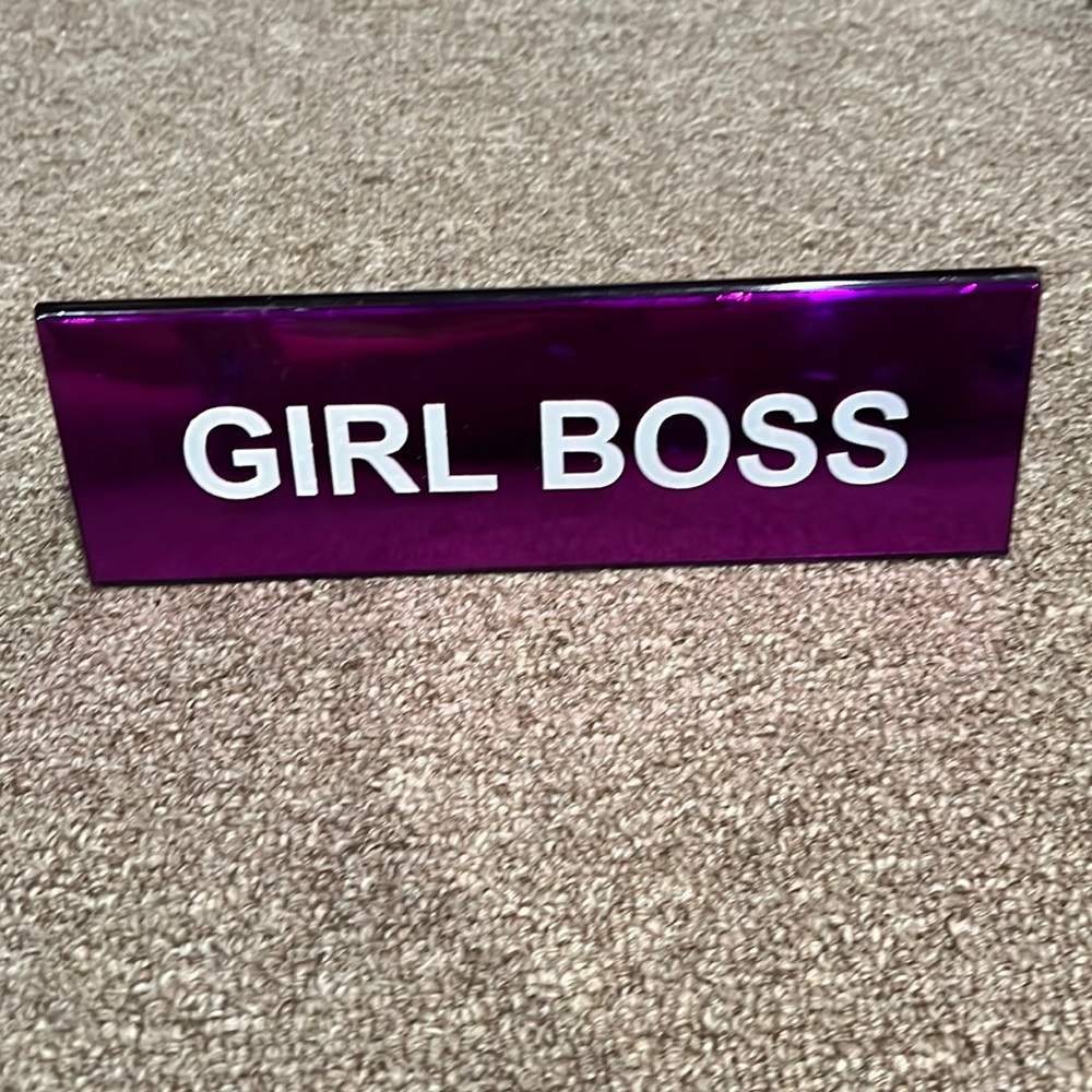 Girl Boss Sign